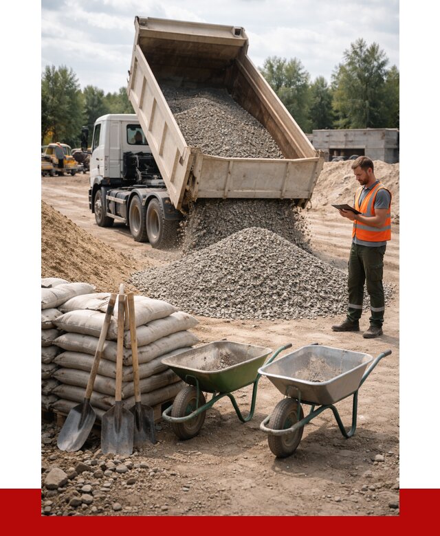 Доставка нерудных материалов в Ирбите от 1319 руб. | ПРОНЕРУДРбт