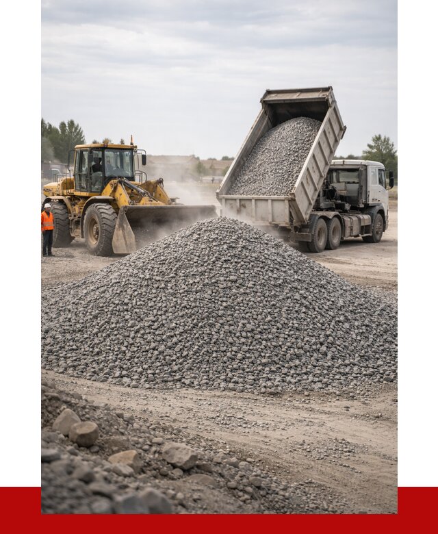 Купить щебень с доставкой в Ирбите от 2748 руб. | ПРОНЕРУДРбт