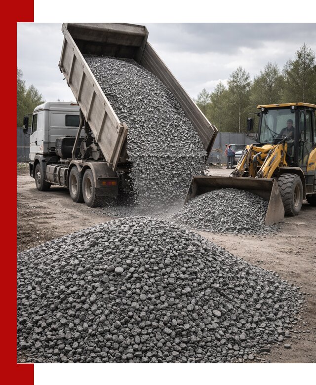 Доставка и продажа щебня гранитного в Ирбите