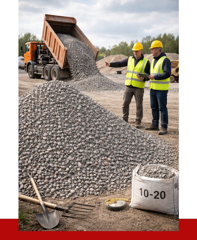 Гранитный щебень фракция 10-20 в Ирбите от 4617 руб.|ПРОНЕРУДРбт
