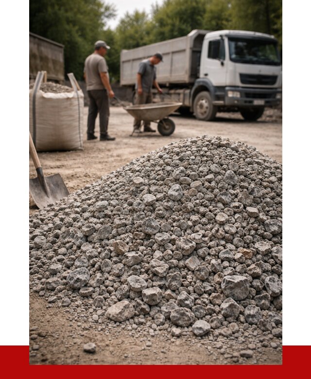 Гранитный щебень фракция 20-40 в Ирбите от 3518 руб. ПРОНЕРУДРбт