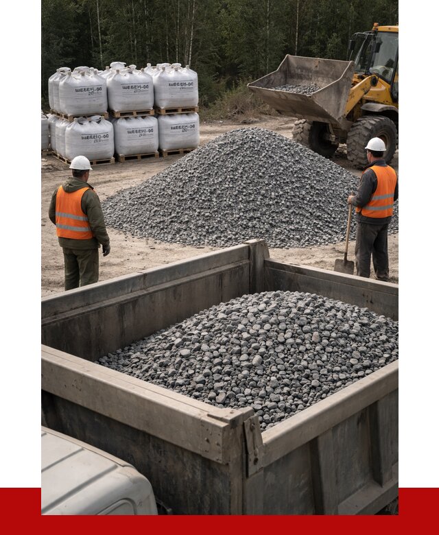 Щебень габбро диабаз 20-40 в Ирбите от 3738 руб. | ПРОНЕРУДРбт