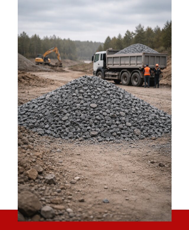 Щебень габбро диабаз фракция 40-70 в Ирбите от 2418 р-ПРОНЕРУДРбт