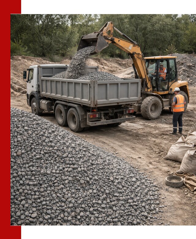 Доставка гравийного щебня в Ирбите оптом и в розницу