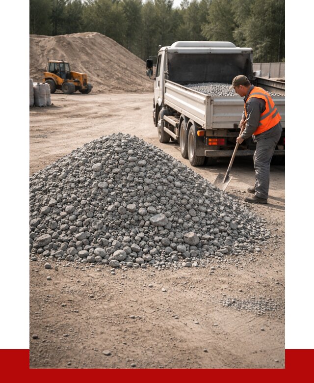 Гравийный щебень фракция 5-10 в Ирбите от 2418 р. | ПРОНЕРУДРбт