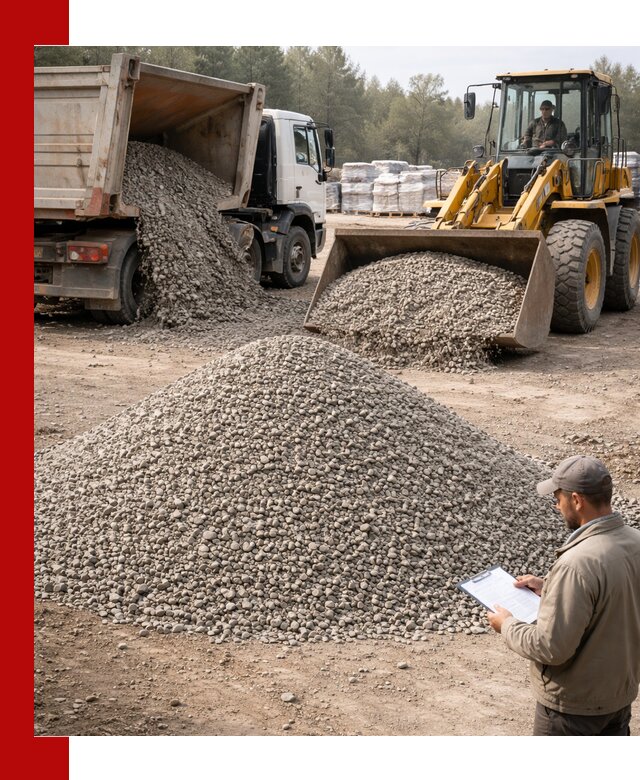 Гравийный щебень фракция 5–10 с доставкой в Ирбите