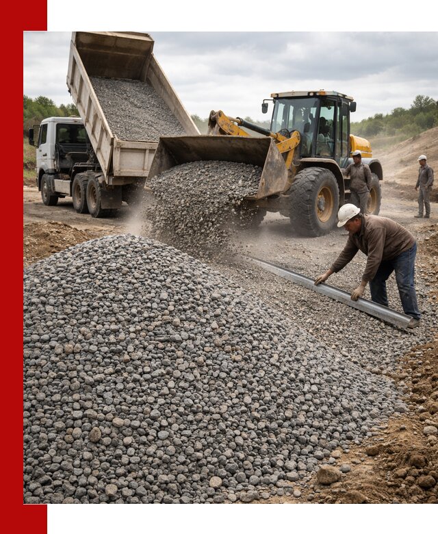 Гравийный щебень фракция 5-20 с доставкой в Ирбите