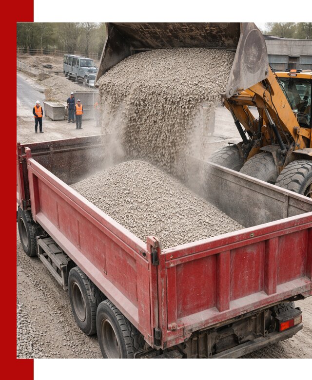 Купить известняковый щебень фракции 0-5 с доставкой в Ирбите