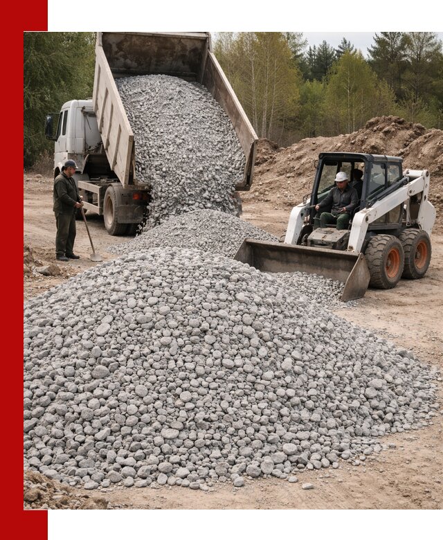 Доставка доломитового щебня в Ирбите напрямую от карьера