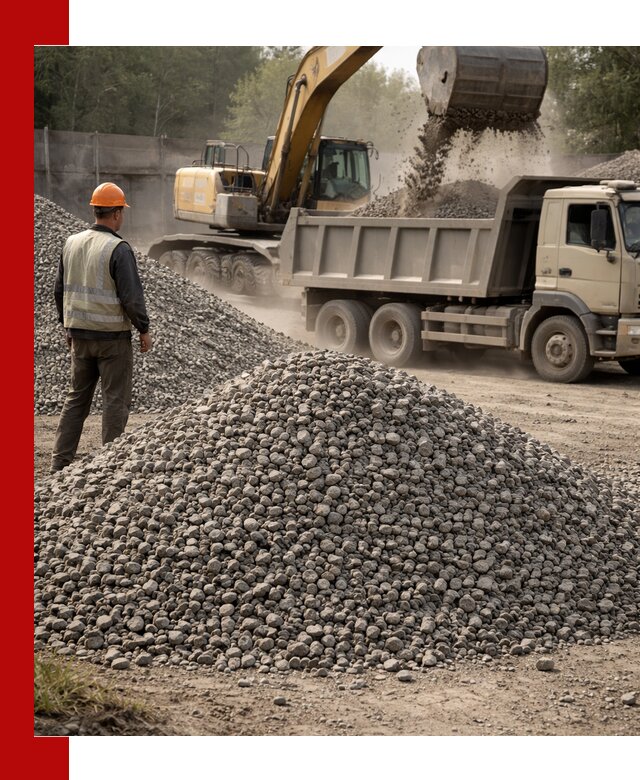 Шлаковый щебень фракция 5-20 с доставкой в Ирбите