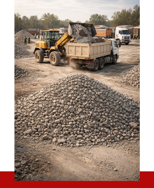 Вторичный щебень фракция 40-70 в Ирбите от 1913 р, ПРОНЕРУДРбт