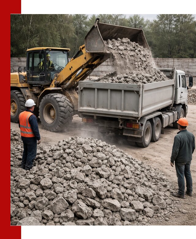 Вторичный щебень фракция 70–150 в Ирбите с доставкой