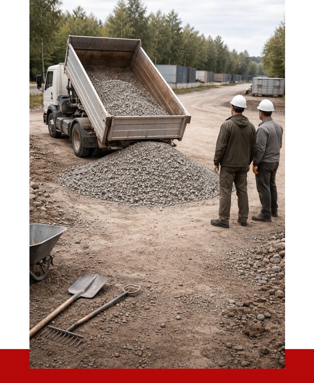 Бетонный щебень фракция 5-20 в Ирбите от 3518 р., ПРОНЕРУДРбт