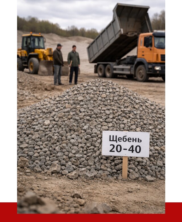 Бетонный щебень фракция 20-40 в Ирбите от 2693 р. | ПРОНЕРУДРбт