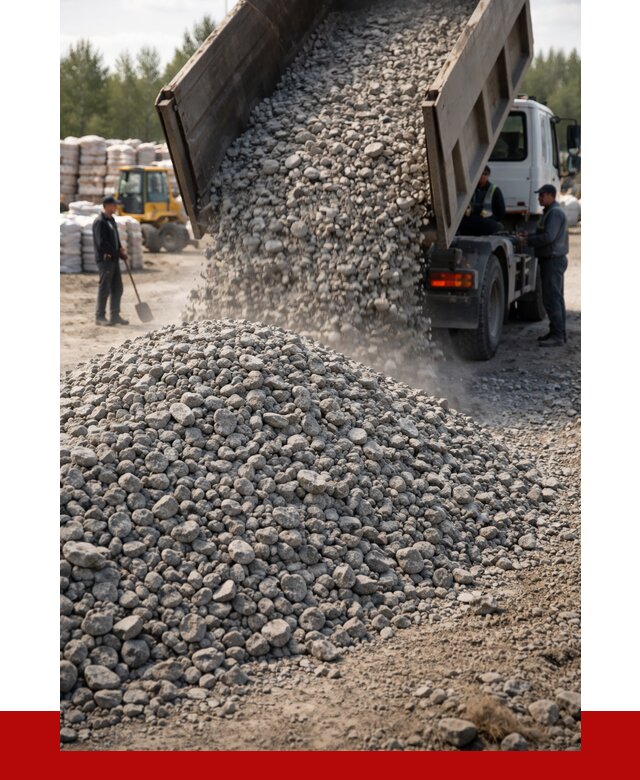 Бетонный щебень фракция 40-70 в Ирбите от 1979 р. ПРОНЕРУДРбт