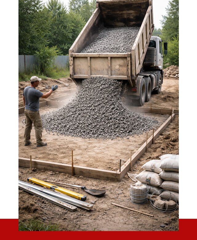 Купить щебень для фундамента в Ирбите от 4947 р. | ПРОНЕРУДРбт