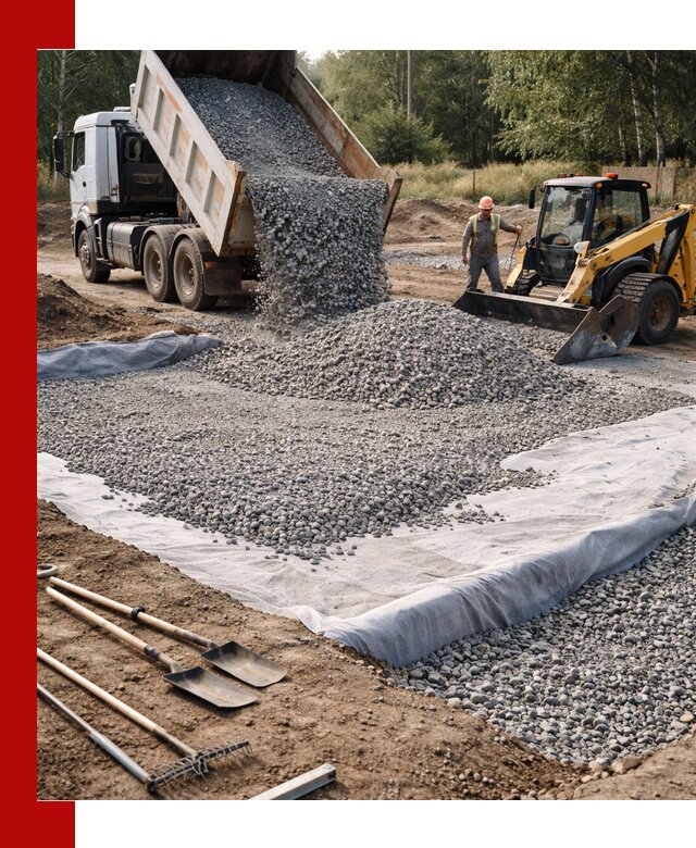 Щебень для фундамента с доставкой в Ирбите