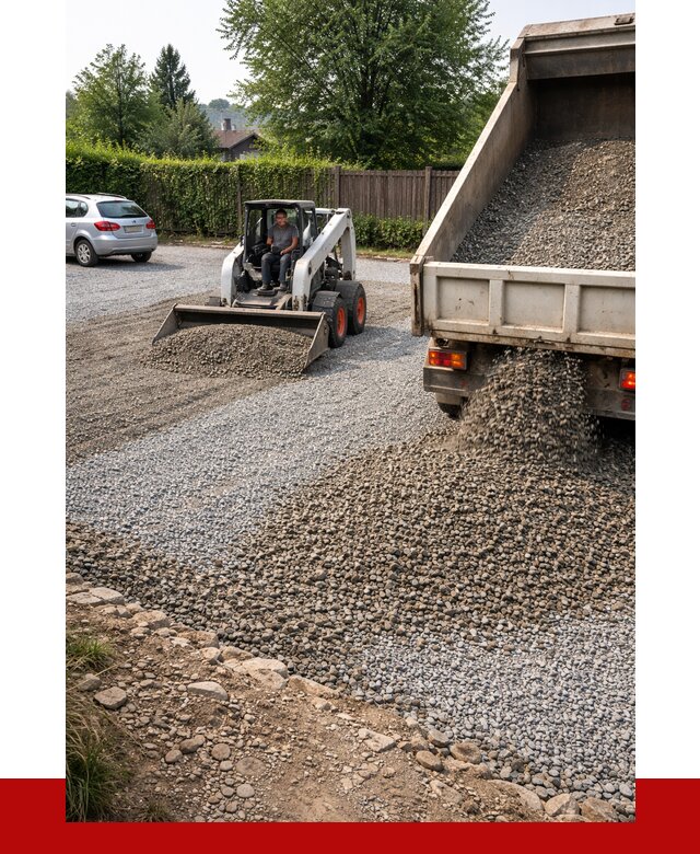 Щебень для парковки в Ирбите с доставкой от 1319 р.| ПРОНЕРУДРбт