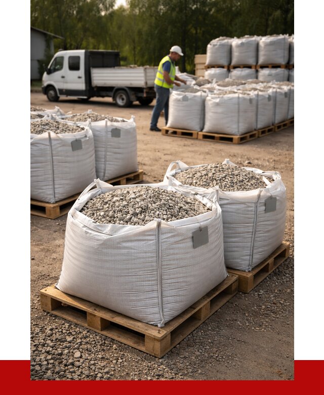 Щебень в мешках с доставкой в Ирбите от 4617 р. | ПРОНЕРУДРбт