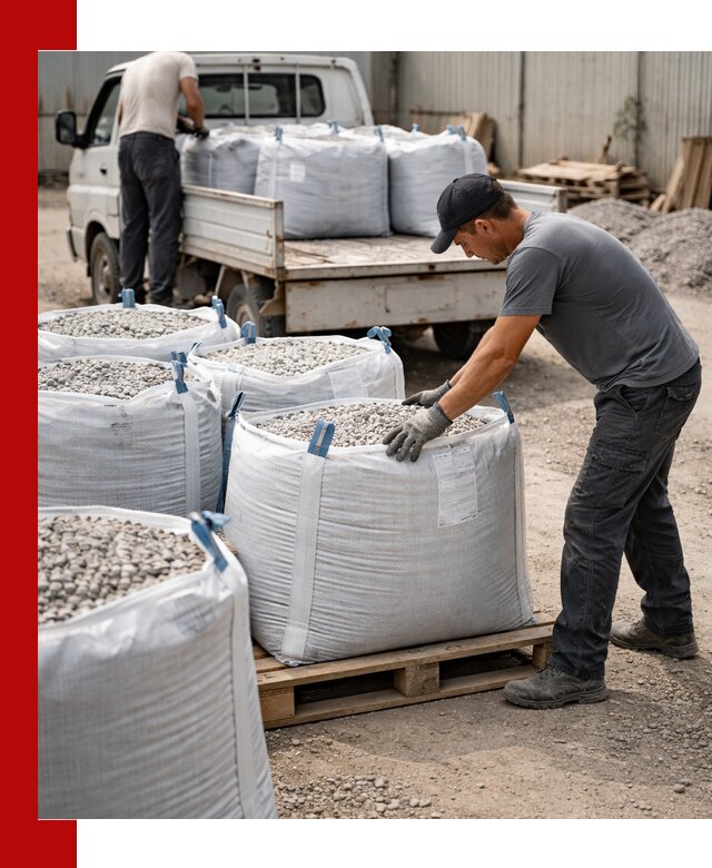 Доставка щебня в мешках по выгодным ценам в Ирбите