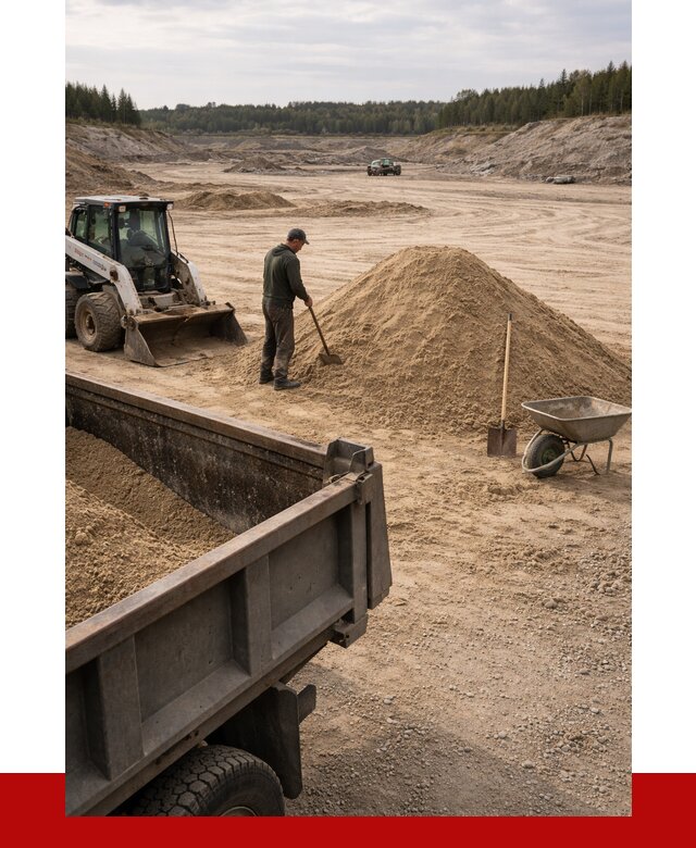Карьерный песок среднезернистый в Ирбите, от 2418 р. ПРОНЕРУДРбт