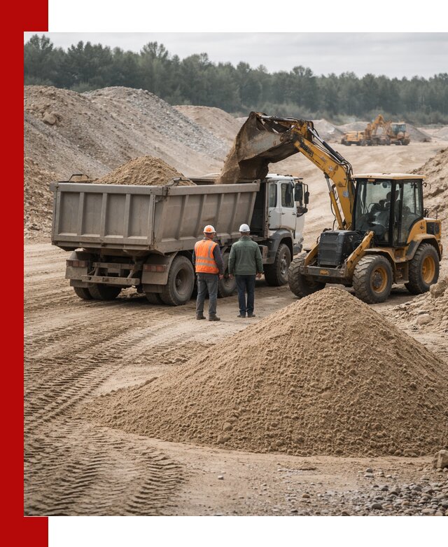 Карьерный среднезернистый песок с доставкой в Ирбите