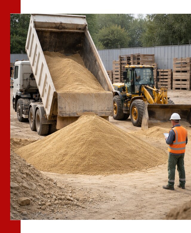 Доставка карьерного мелкозернистого песка в Ирбите