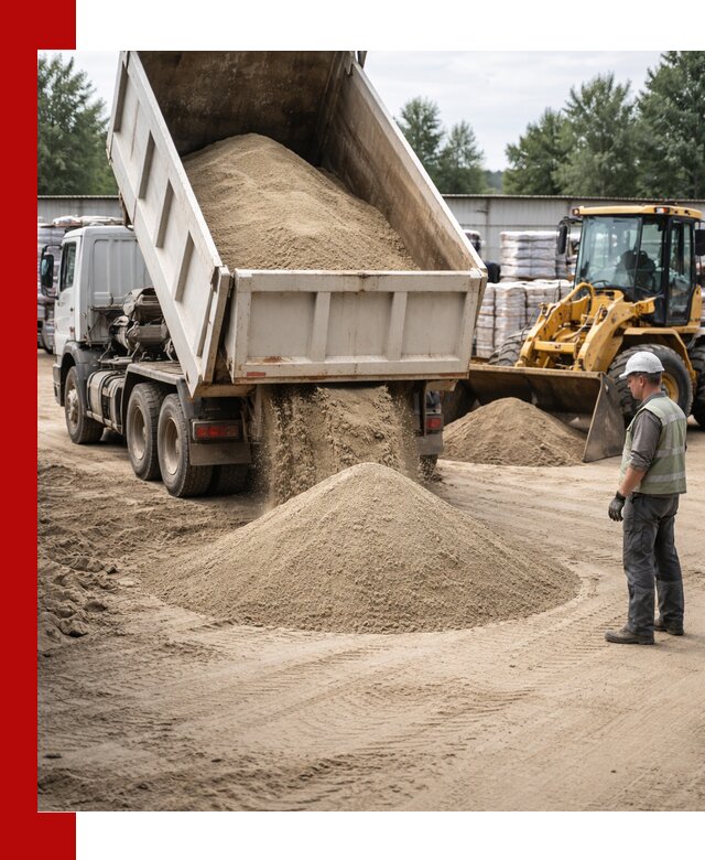 Поставка и доставка песка для бетона в Ирбите