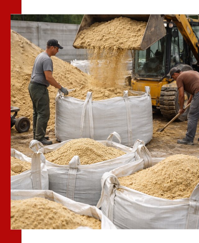 Поставка качественного песка для кладки в Ирбите