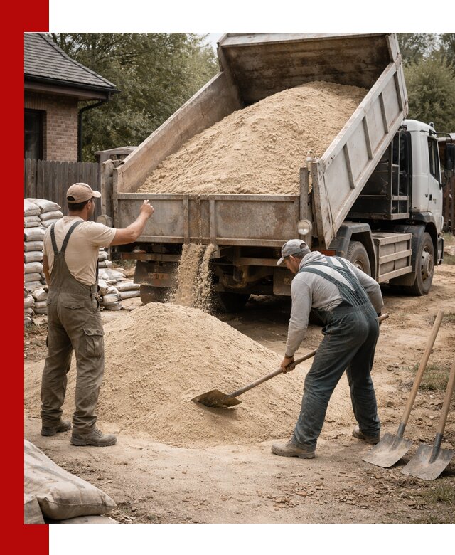 Песок для штукатурки с доставкой в Ирбите качественный и чистый