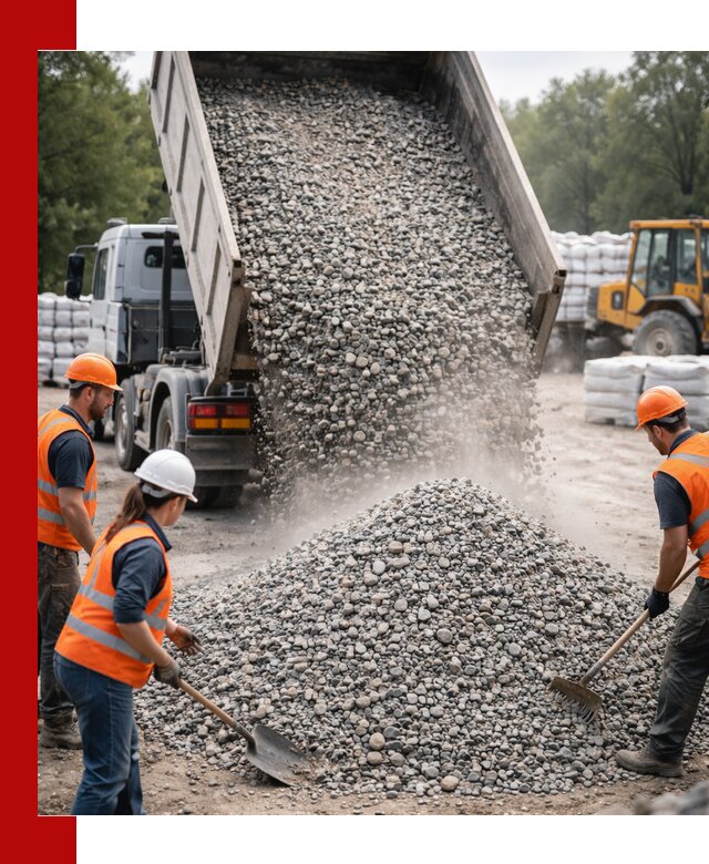 Доставка гравия и камня в Ирбите оптом и в розницу