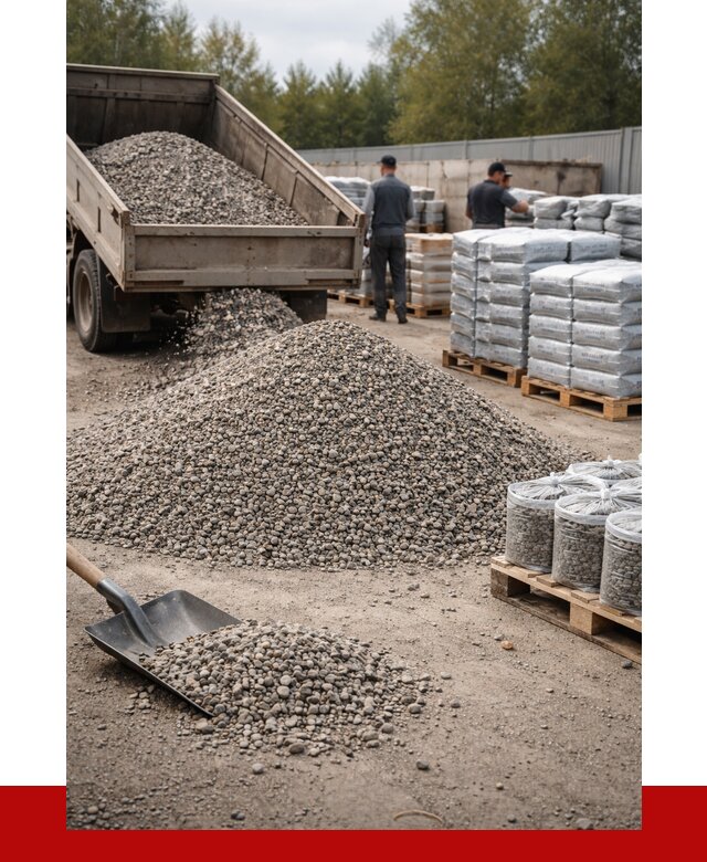 Гравий фракция 5-20 в Ирбите купить от 2528 р. ПРОНЕРУДРбт