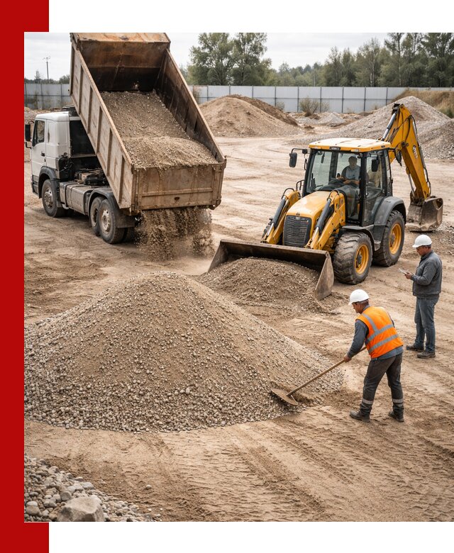 Поставка и доставка ПГС С4 в мешках и самосвалах в Ирбите