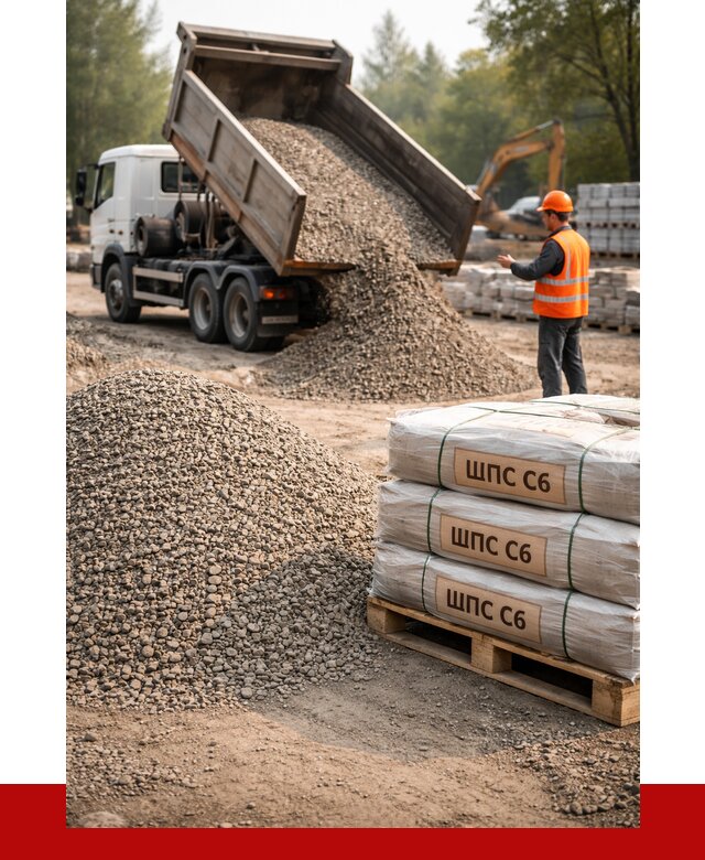 ЩПС С6 в Ирбите с доставкой от 2418 р. за куб | ПРОНЕРУДРбт