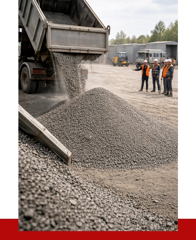 Гравийный отсев 0-5 в Ирбите от 1319 р. с доставкой | ПРОНЕРУДРбт