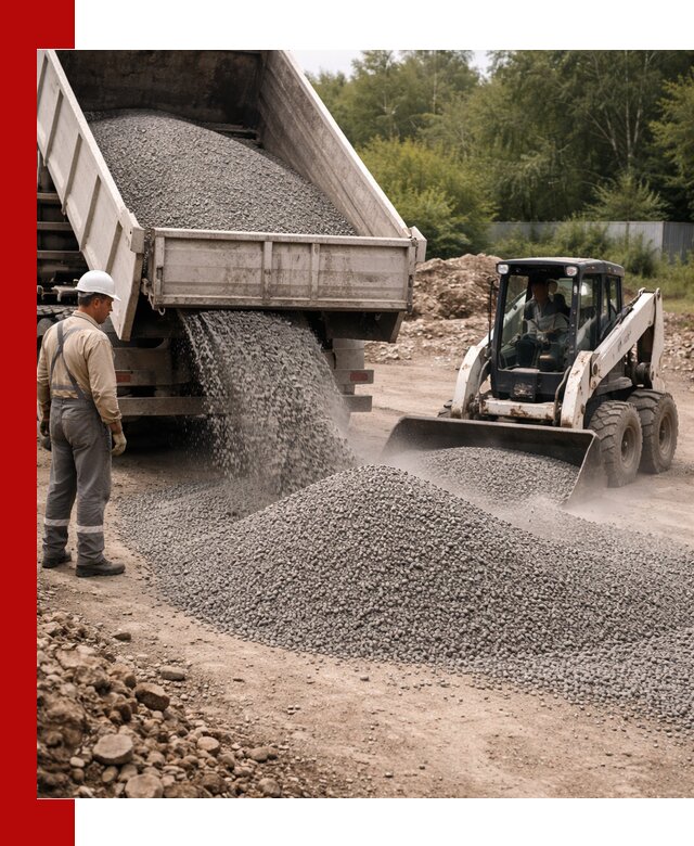 Доставка гравийного отсева 0-5 в Ирбите оптом и в розницу