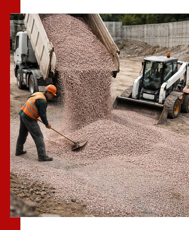 Крошка розовый гранит с доставкой в Ирбите от производителя