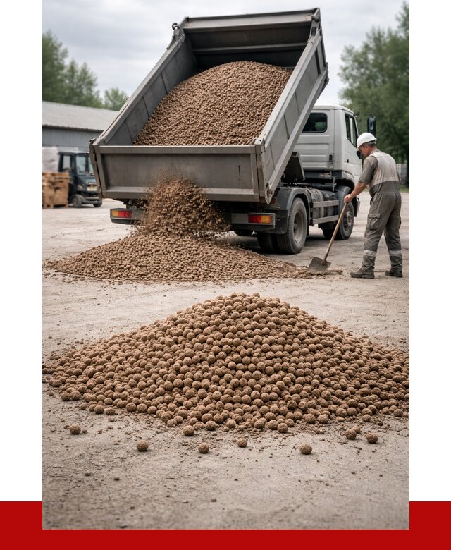 Керамзит с доставкой в Ирбите от 4617 р. за м3 | ПРОНЕРУДРбт