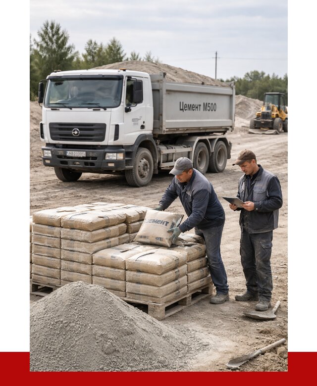 Купить цемент м500 с доставкой в Ирбите от 5716 р. | ПРОНЕРУДРбт