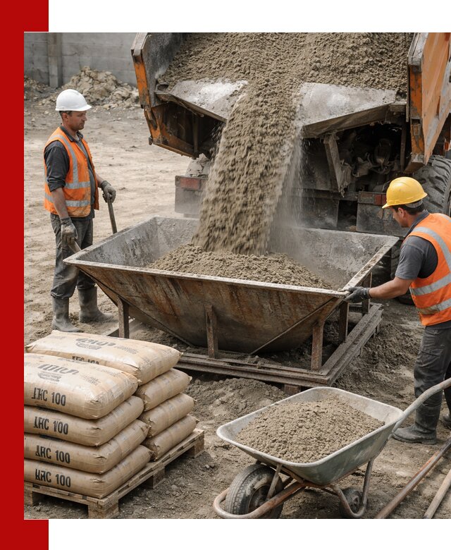 Доставка цементно-песчаной смеси М100 в Ирбите