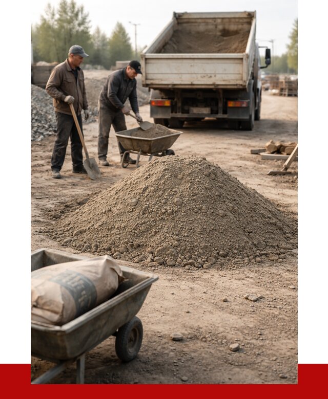 Цементно-песчаная смесь М150 в Ирбите от 5167 р. | ПРОНЕРУДРбт