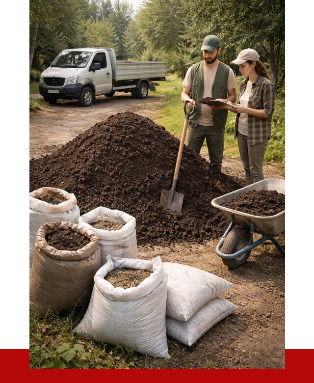 Купить грунт с доставкой в Ирбите от 4947 р. за м3 | ПРОНЕРУДРбт