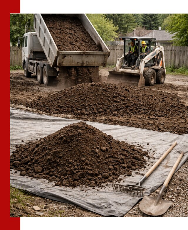 Грунт для отсыпки участка с доставкой в Ирбите