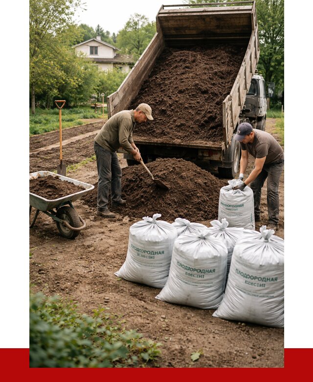 Плодородная смесь в Ирбите от 4617 р./куб с доставкой | ПРОНЕРУДРбт
