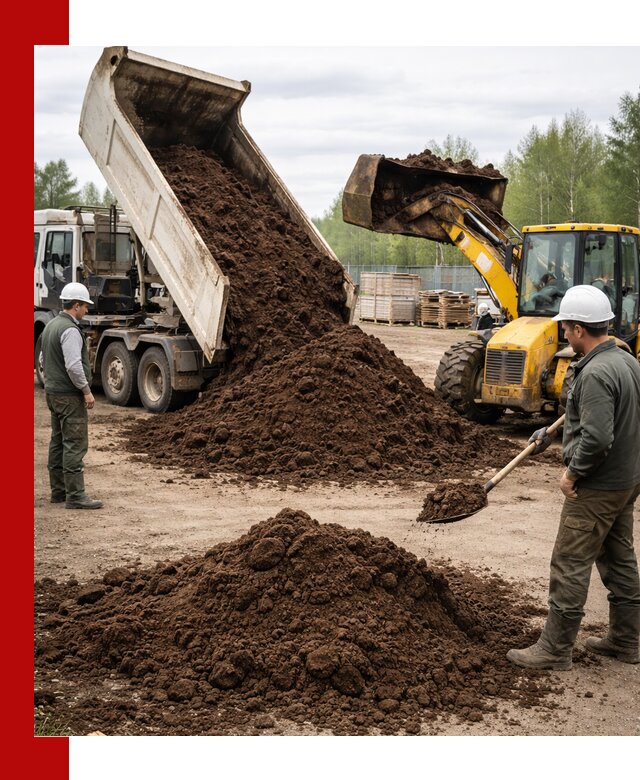 Доставка торфа оптом и в мешках в Ирбите