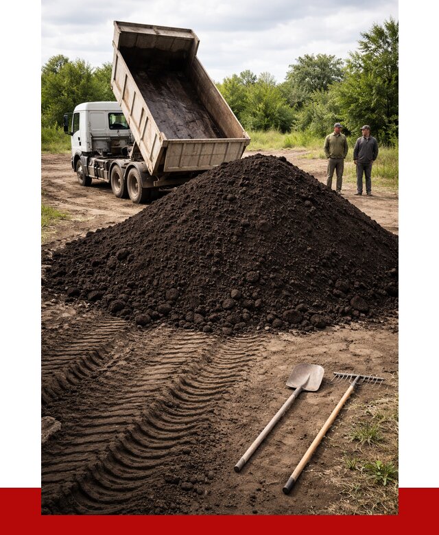 Купить чернозем навалом в Ирбите от 1319 р. за куб | ПРОНЕРУДРбт