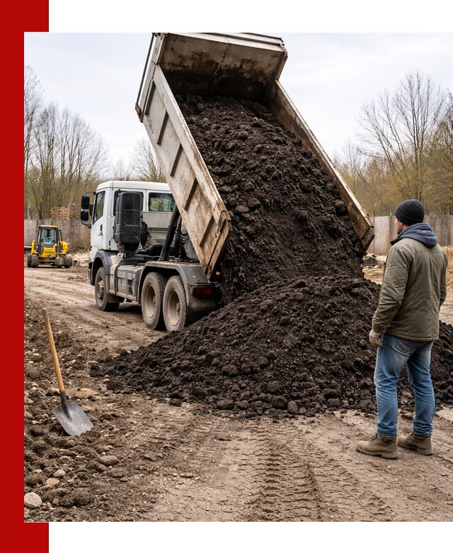 Доставка чернозема навалом в Ирбите быстро и выгодно