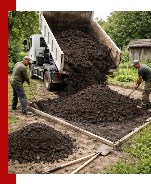 Купить чистый чернозем для огорода с доставкой в Ирбите