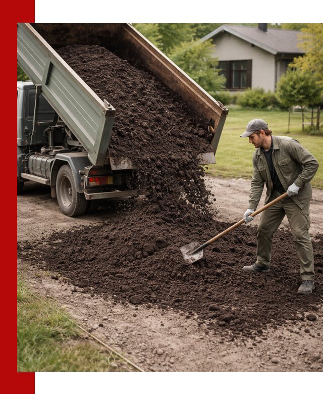 Чернозем для газона с доставкой в Ирбите быстро и качественно