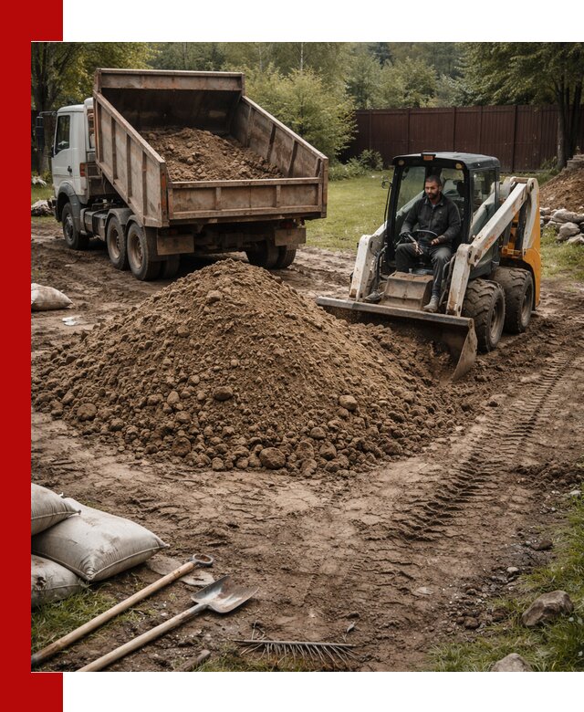 Суглинок для планировки участков в Ирбите с доставкой и выгрузкой